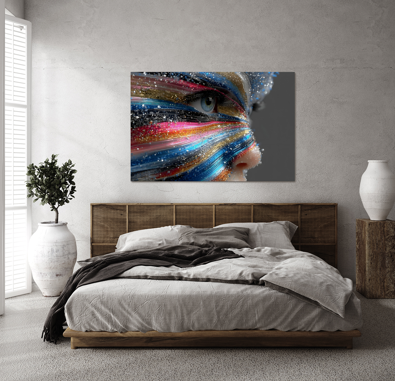 Bold statement large-scale wall art